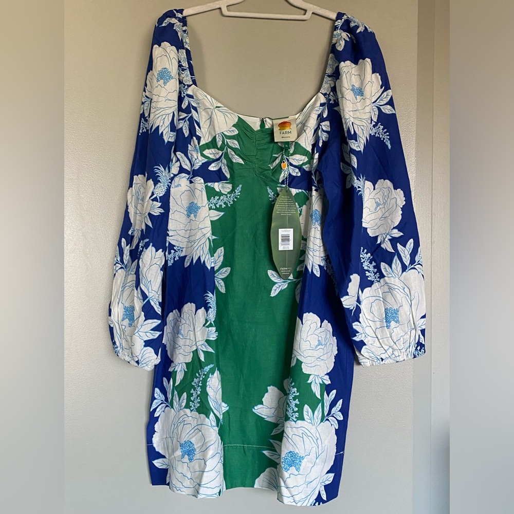 NWT FARM Rio Soft Garden Mini Dress